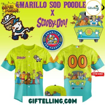 Amarillo Sod Poodles x Scooby-Doo 2025 Jersey MajestyWears