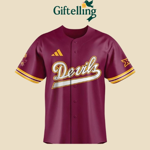 Arizona State Sun Devils X Draft Combine 2025 Red Baseball Jersey-5