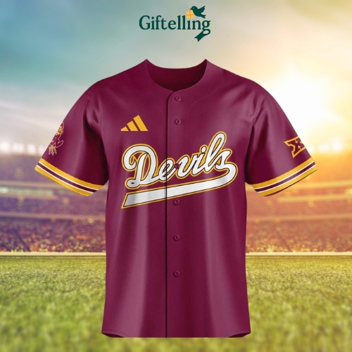 Arizona State Sun Devils X Draft Combine 2025 Red Baseball Jersey-6