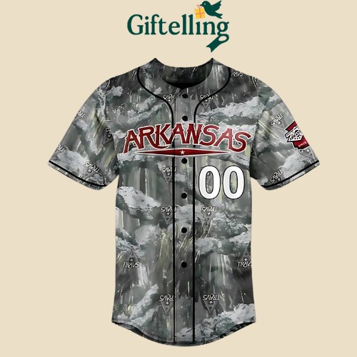Arkansas Travelers Special New 2025 Camo Jersey 2