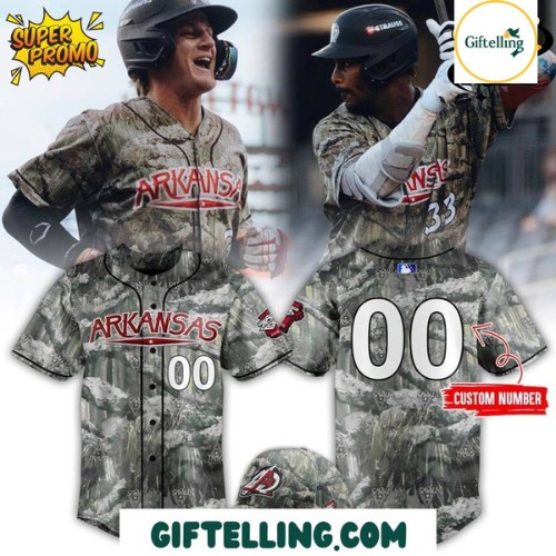 Arkansas Travelers 2025 Camo Jersey - Bold & Limited