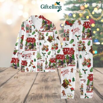Baby Yoda and Groot Christmas pajama set