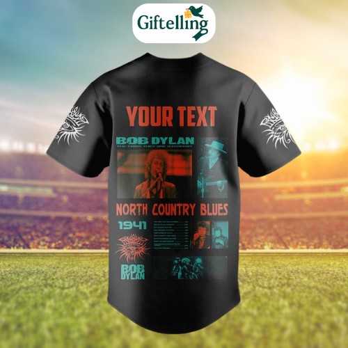 The Bob Dylan New 2025 Your Text Baseball Jersey by MajestyWears