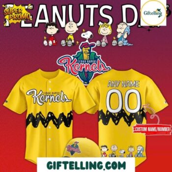 Cedar Rapids Peanuts Day 2025 Jersey