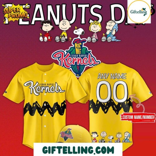 Cedar Rapids Peanuts Day 2025 Jersey