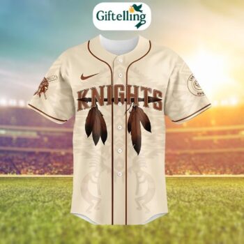 The Charlotte Knights 2025 Native American Heritage Month Jersey from MajestyWears brings history