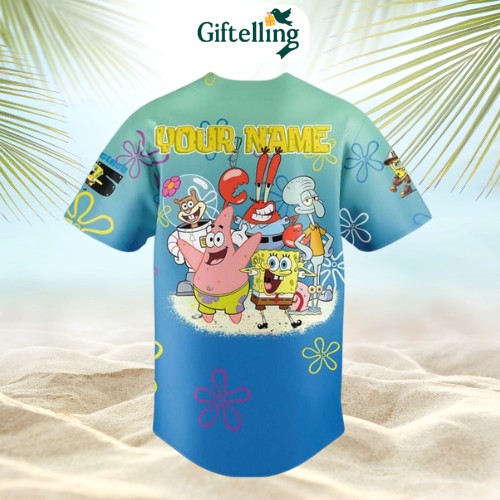 The Chicago Cubs SpongeBob 25th Anniversary Jersey is a wearable party