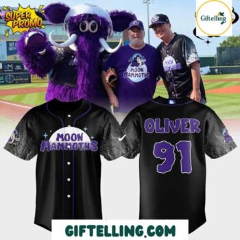 Erie Sea Wolves Erie Moon Mammoths Baseball Jersey