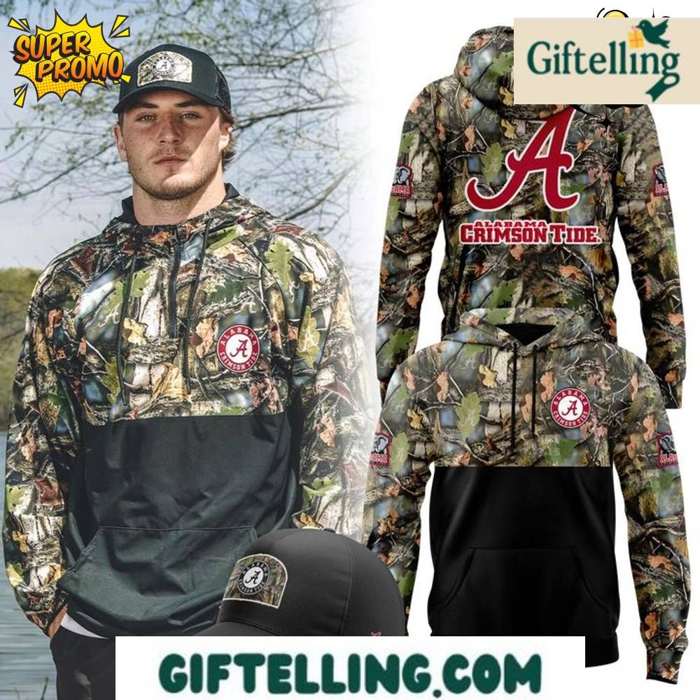 Alabama Crimson Tide Camouflage Patterns Hoodie Special New 2025