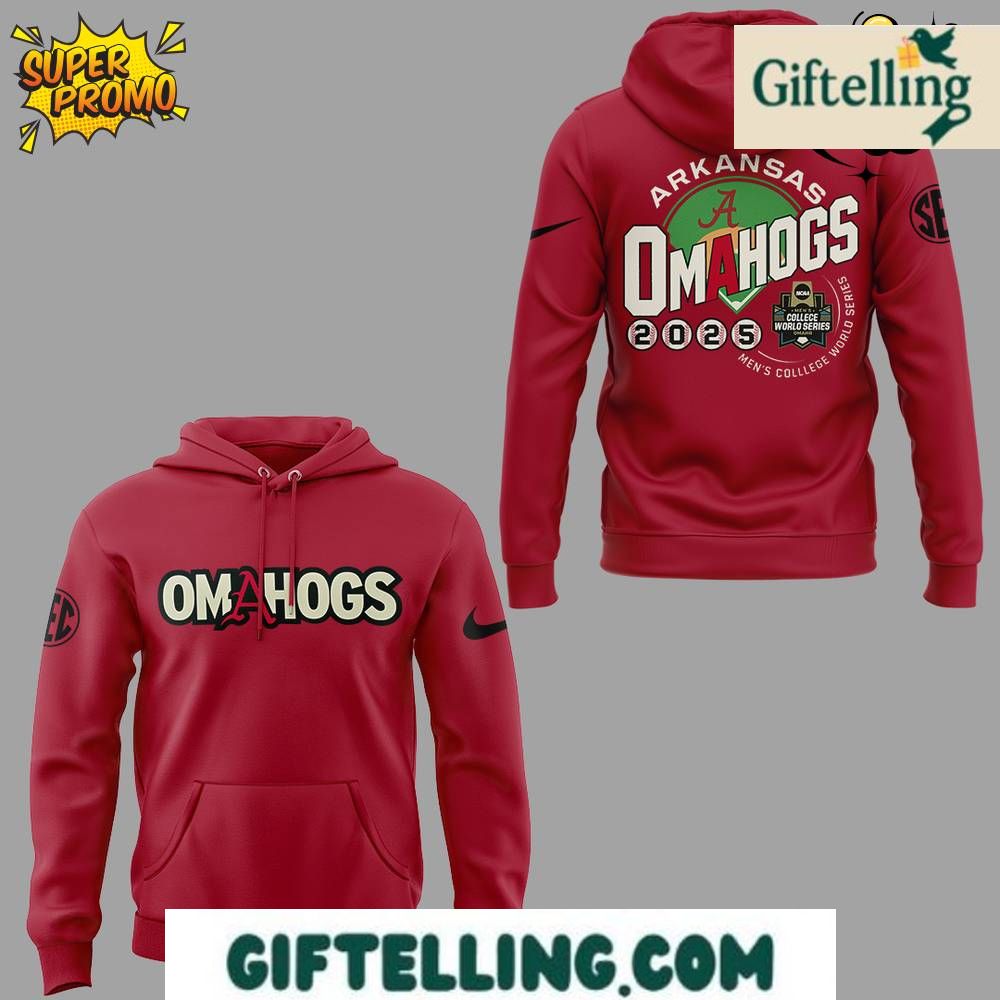 Arkansas Razorback OMAHOGS Hoodie 2025 Limited Edition