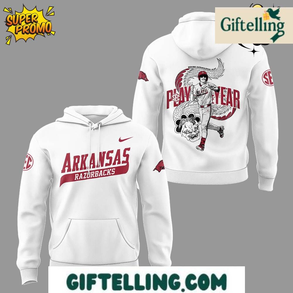 Arkansas Razorback x Wehiwa Aloy SEC Player of the Year Hoodie