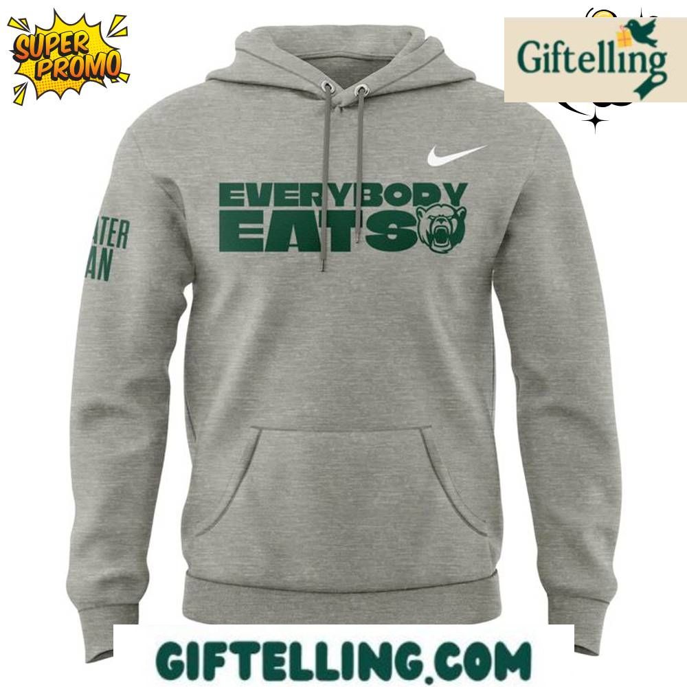 Baylor Bears Every Body Eat's Grey Hoodie Limited Edition that captures the championship mentality and collective spirit defining Bears athletics