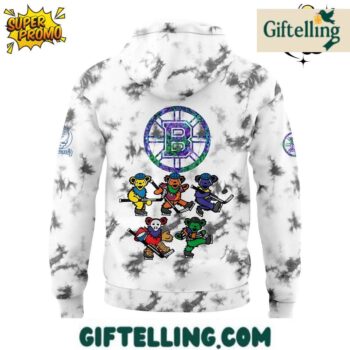 Boston Bruins x Grateful Dead Night 2025 Special Edition Hoodie