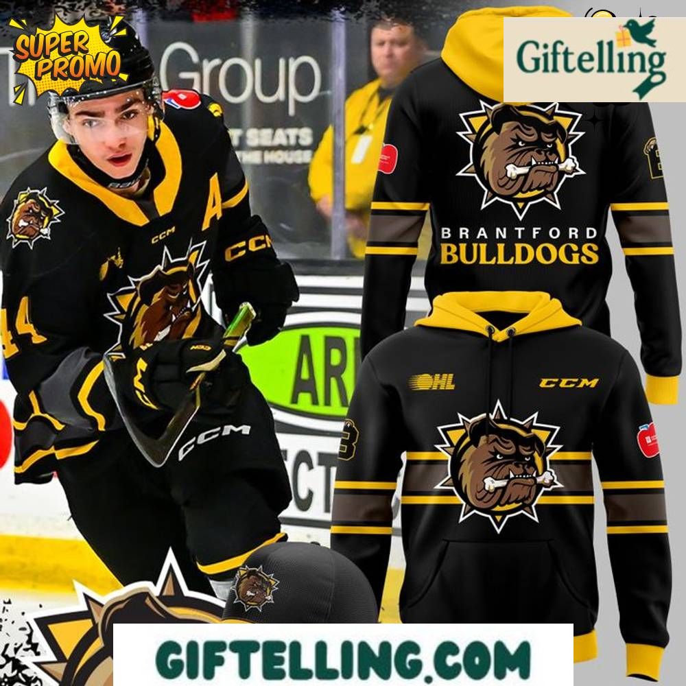 Brantford Bulldogs Hoodie Special New 2025
