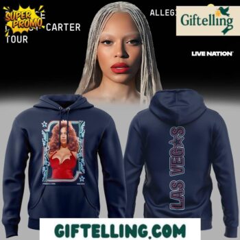 COWBOY CARTER Tour 2025 Beyonc x Las Vegas Blue Hoodie
