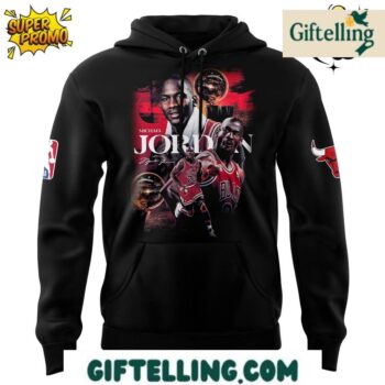 Pay tribute to basketball greatness with the Chicago Bulls Michael Jordan Hoodie 2025 Limited Edition