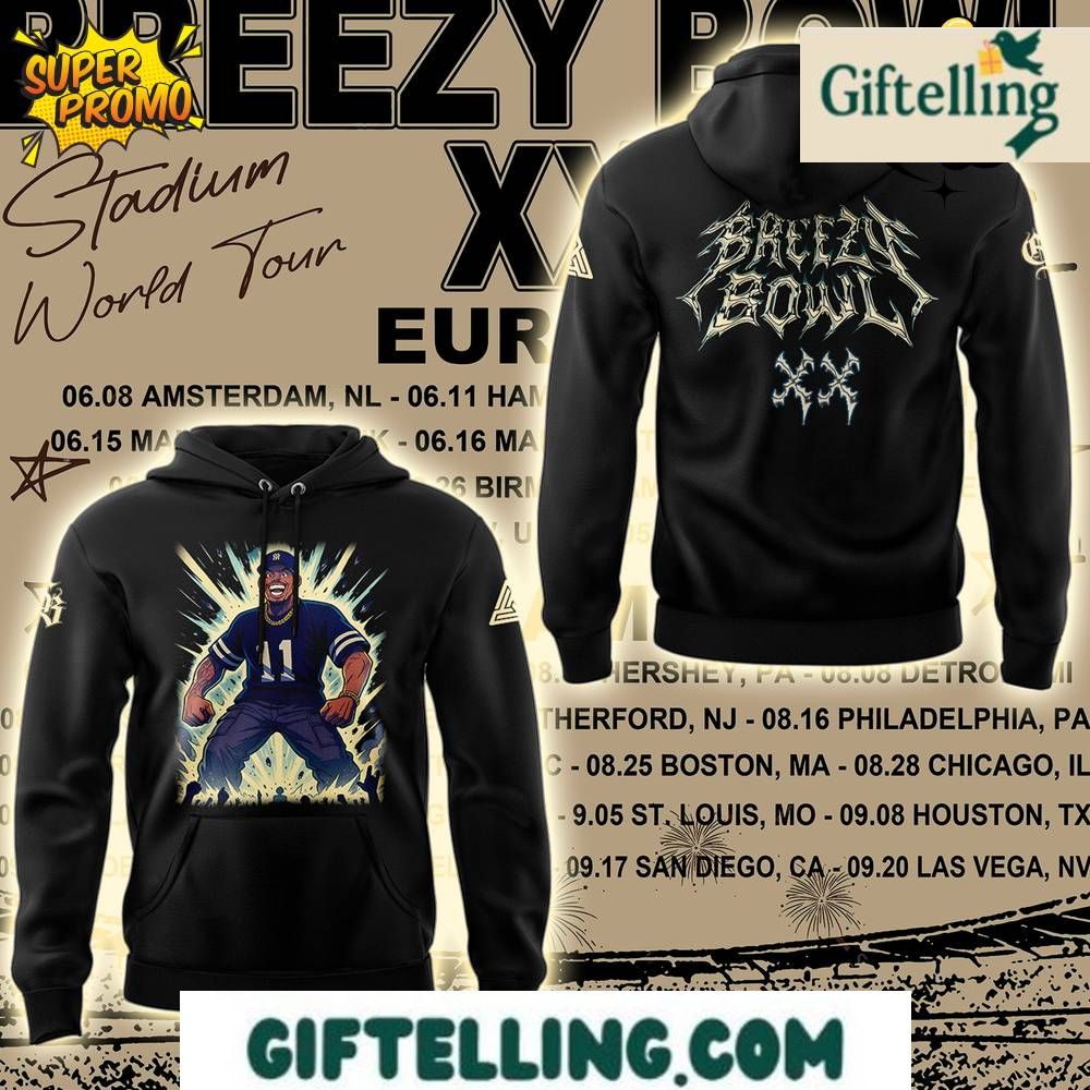 Chris Brown Breezy Bowl XX Hoodie 2025