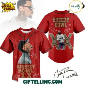 Chris Brown Breezy XX Tour Jersey 2025 Edition