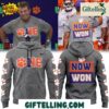 Clemson Tigers ''Now Won'' Special Grey Hoodie