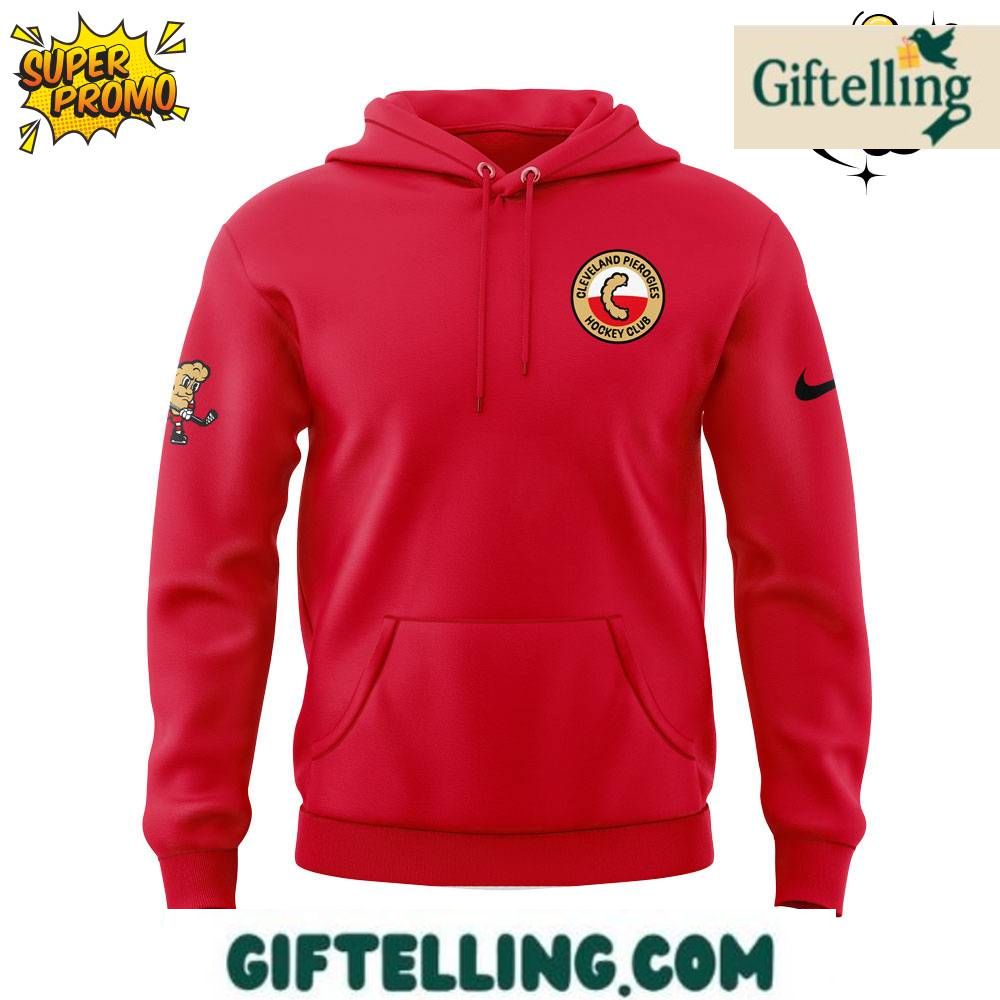 Cleveland Monsters Cleveland Pierogies Uniform Red Hoodie