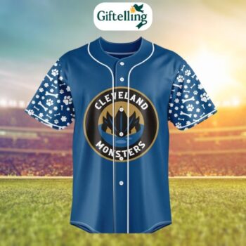 Cleveland Monsters Pucks and Paws Jersey designed with comfort and character