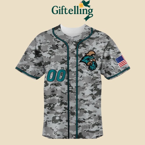 Coastal Carolina 2025 Limited Edition Camo Baseball Jersey1