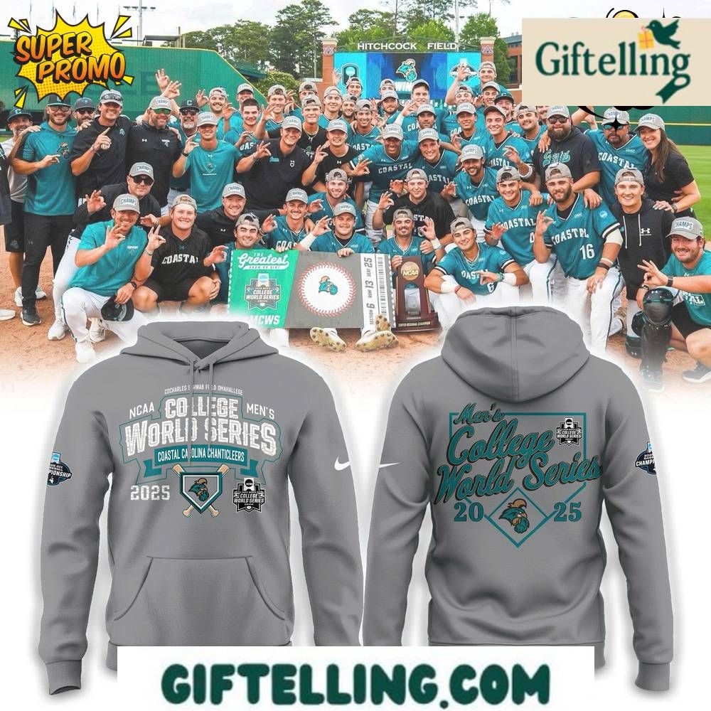 Coastal Carolina Chanticleers NCAA Baseball Hoodie