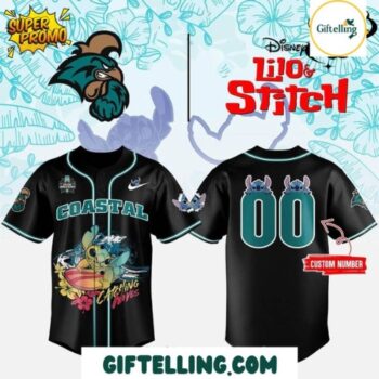 Coastal Carolina x 2025 Lilo Stitch Jersey