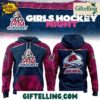 Colorado Avalanche Girls Hockey Night Hoodie Limited Edition