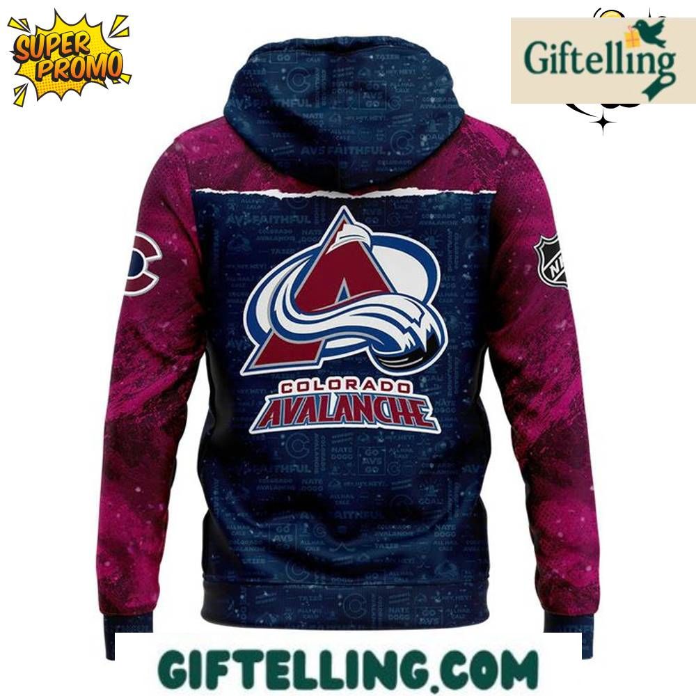 Colorado Avalanche x Girls Hockey Night Limited Edition Hoodie