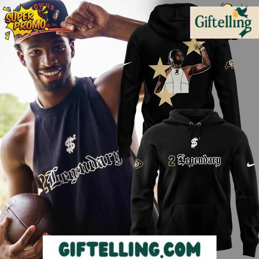 Colorado Buffaloes Shedeur Sanders Hoodie 2025 Black Edition