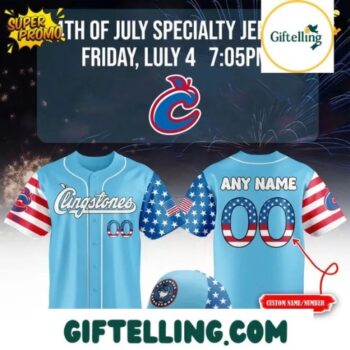 Columbus Clingstones 4th of July Jersey 2025