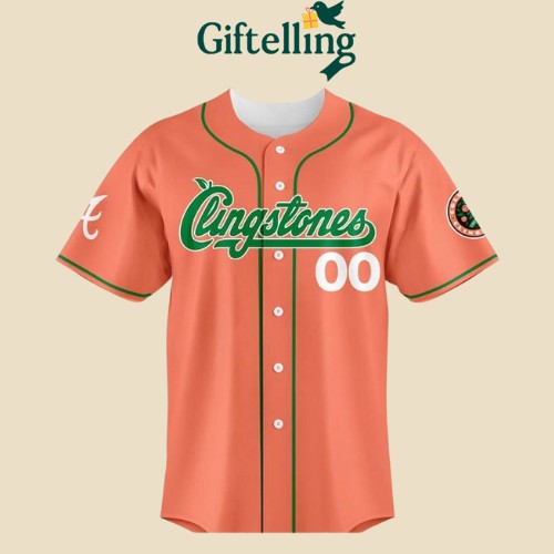 Columbus Clingstones X Peach 2025 Personalized Baseball Jersey1