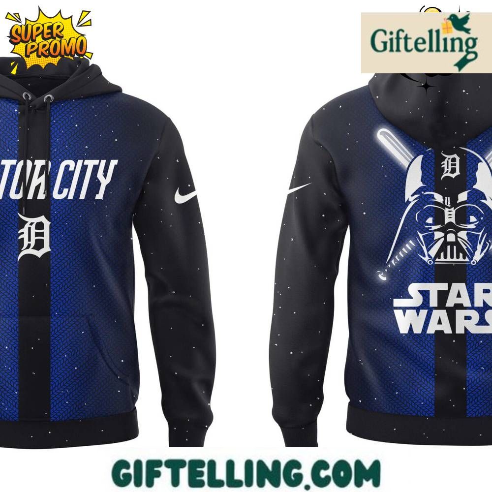 Detroit Tigers x Star Wars 2025 City Connect Hoodie