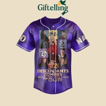 Zombies Worlds Collide Tour Baseball Jersey 2025