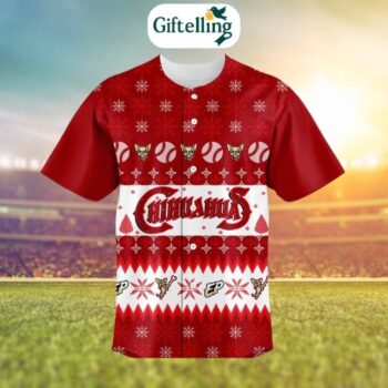 Design details of El Paso Chihuahuas Christmas Jersey 2025 Style that sleigh
