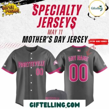 Fayetteville Woodpeckers Mother's Day Jersey 2025