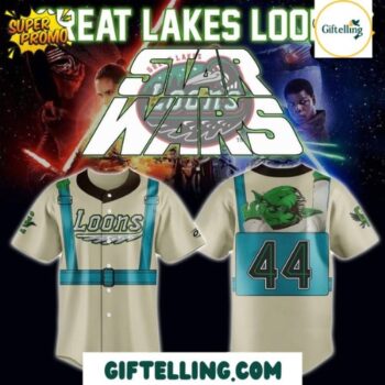 Great Lakes Loons Game Worn Star Wars Custom Jersey