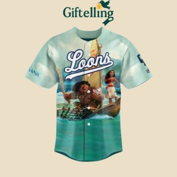 Great Lakes Loons Moana Baseball Jersey 2025 Limited Edition