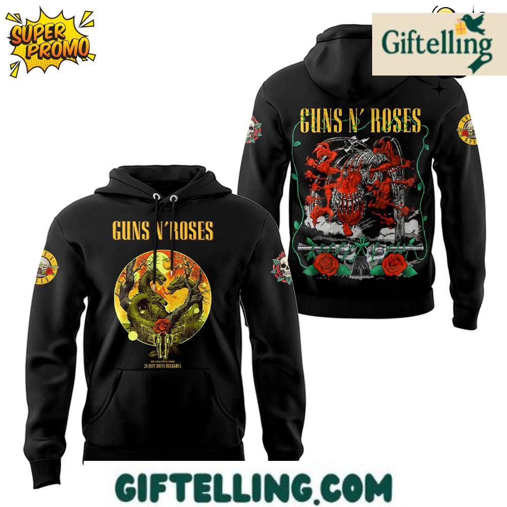 Guns N Roses x Bulgaria Tour Hoodie