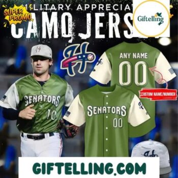 Harrisburg Senators Military Jersey 2025 Tribute Edition