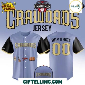 Hickory Crawdads Friends Day Night 2025 Jersey