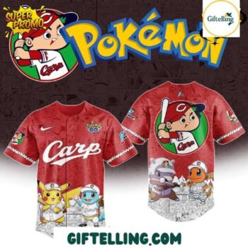 Hiroshima Toyo Carp Pokémon Go Limited Jersey 2025