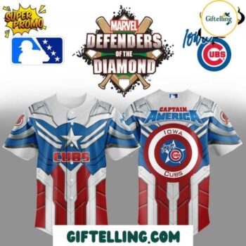 Iowa Cubs Captain America Jersey 2025 Special Drop