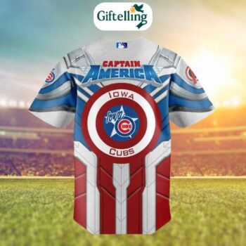 The Iowa Cubs Captain America Jersey 2025 isn’t just a uniform — it’s a salute to strength, legacy, and superhero fandom