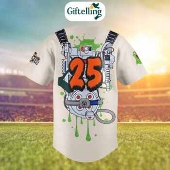 This Joliet Slammers Slimers Baseball Jersey goes way beyond the ballpark