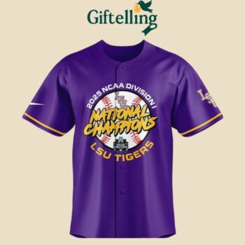 LSU Tiger NCAA Baseball Jersey 2025