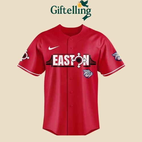 Lehigh Valley IronPigs Eastonthemed Special Baseball Jersey 4