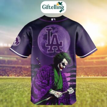 Los Angeles Dodgers Joker jersey doesn’t cater to just one tribe—it blends baseball and villainy into one wickedly stylish fusion