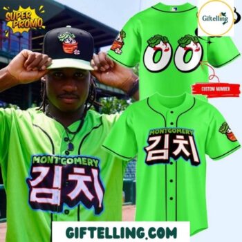 Montgomery biscuits kimchi baseball jersey 2025 Special Edition
